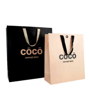 Sac Luxe Noir et Rose